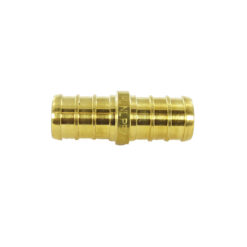 Alternative view of BULK 1/2" PEX Coupling / Splice Crimp Brass Fittings 1000 pcs