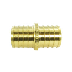 Alternative view of 1" PEX Coupling / Splice Crimp Brass Fittings