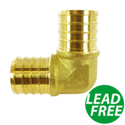 1" PEX Elbow Crimp Fittings Brass