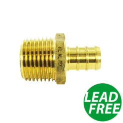 1/2" PEX x 1/2" Male NPT Thread Crimp Fittings