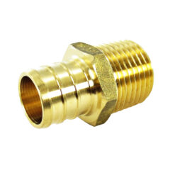 Alternative view of 1" PEX x 3/4" Male NPT Thread Crimp Fittings