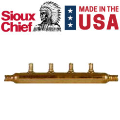 4 port 1/2" PEX Plumbing Manifold Sioux Chief OPEN