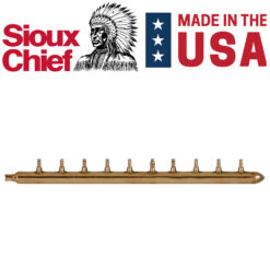10 port 1/2" PEX Plumbing Manifold Sioux Chief CLOSED