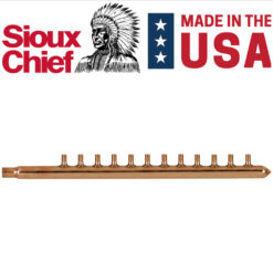 12 port 1/2" PEX Plumbing Manifold Sioux Chief SWEAT