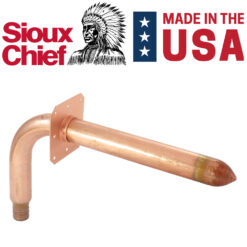 3/4" PEX Stub Out Elbow - Sioux Chief 4" x 8" w/ Square Ear