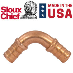 (25) 1/2 x 1/2" PEX Elbows - Copper Crimp Sioux Chief Fitting