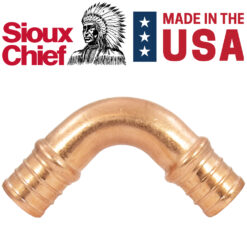 (25) 3/4 x 3/4" PEX Elbows - Copper Crimp Sioux Chief Fitting