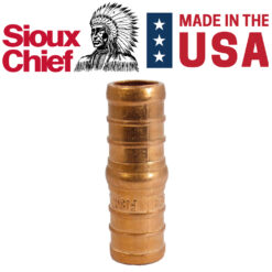 (25) 1/2" PEX Coupling Splice Union Crimp Sioux Chief Fitting