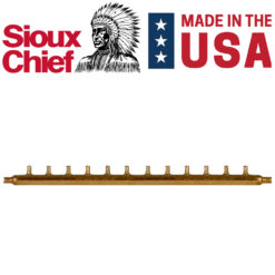 12 port 1/2" PEX Plumbing Manifold Sioux Chief OPEN