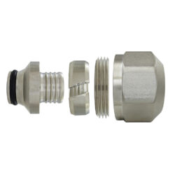 Alternative view of 3/4" PEX Compression Manifold Adapter