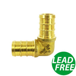 1/2" PEX Elbow Crimp Fittings Brass