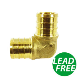 3/4" PEX Elbow Crimp Fittings Brass