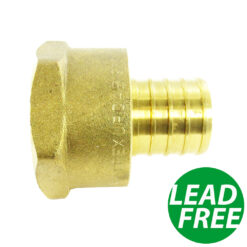 1" PEX x 1" Female NPT Thread Crimp Fittings