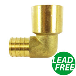 1" PEX x 1" Female Sweat Elbow Adaptor Crimp Fittings