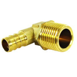 Alternative view of 1/2" PEX x 1/2" Male NPT Thread Elbow Adaptor Crimp Fittings