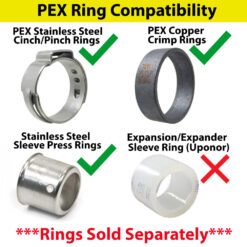 Alternative view of 1/2" PEX Stub Out Elbow - Sioux Chief 3-1/2" x 6"