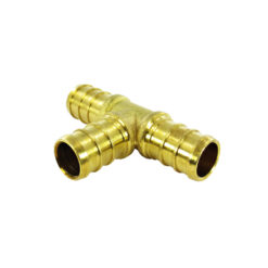 Alternative view of BULK 1/2" x 1/2" x 1/2" Tee PEX Crimp Brass Fittings 1000 pcs