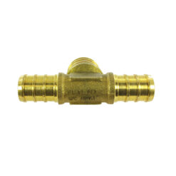 Alternative view of 1/2" x 1/2" x 3/4" Tee PEX Crimp Brass Fittings