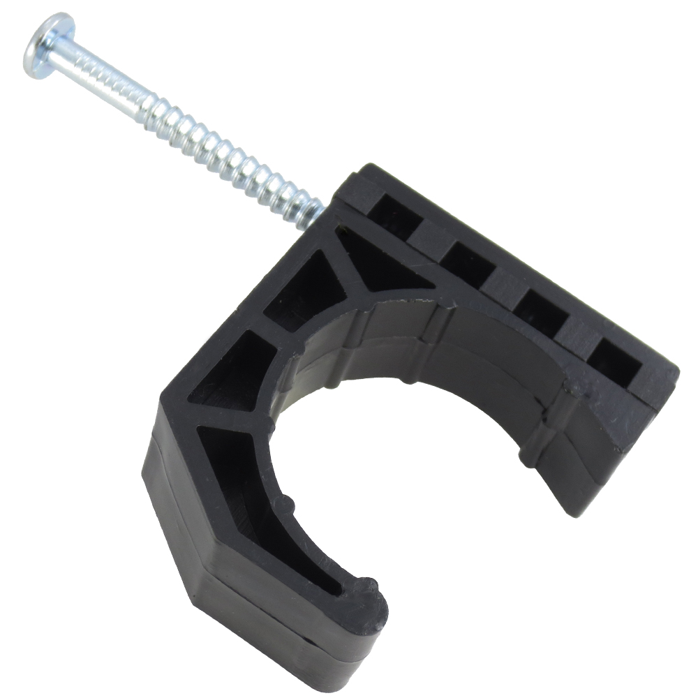 thumbnail image 2 of J-hook Clamps 100-Piece PEX Pipe Half Clamps - J-Hook With Nails 2 of 11