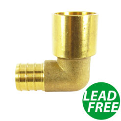3/4" PEX x 3/4" Female Sweat Elbow Adaptor Crimp Fittings