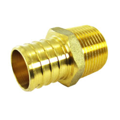 Alternative view of 3/4" PEX x 1/2" Male NPT Thread Crimp Fittings