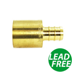 1/2" PEX x 3/4" Male Sweat Adaptor Crimp Fittings