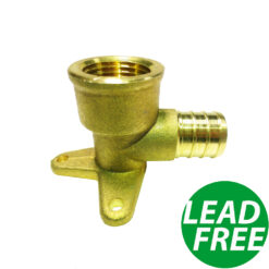 3/4" PEX X 1/2" Female NPT Threaded Drop Ear Elbow Adaptor Crimp Fittings