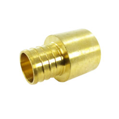 Alternative view of 3/4" PEX  x 1/2" Female Sweat LEAD FREE Brass Crimp Adaptor Cinch Fitting