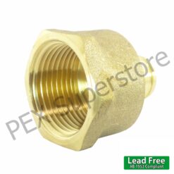 Alternative view of 3/4" PEX x 1" Female NPT Thread Crimp Fittings