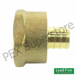 3/4" PEX x 1" Female NPT Thread Crimp Fittings