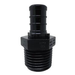 1/2" PEX x 1/2" Male NPT Poly Thread Crimp Fittings
