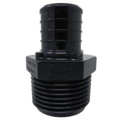 1" PEX x 1" Male NPT Poly Thread Crimp Fittings