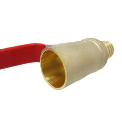 Alternative view of 1" PEX x 1" Female Sweat Brass Ball Valve Shut off Valves Crimp