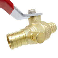 Alternative view of 3/4" PEX Brass Ball Valve W/ Drain Shut off Valves Crimp