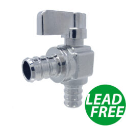 1/2" PEX Angled Crimp Stop Valve
